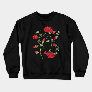 Romantic Roses Crewneck Sweatshirt